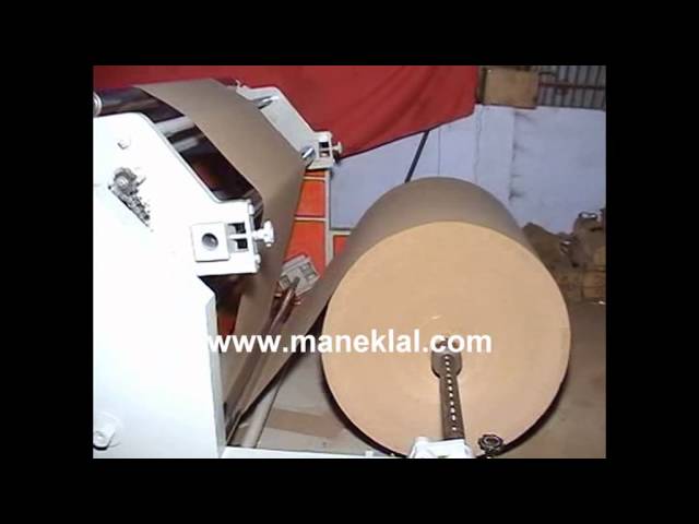 Manek - Slitting Rewinding Machine for Jumbo Paper Rolls