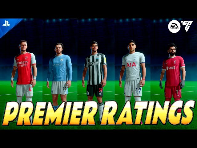 EA SPORTS FC24 | Premier League Player Faces & Ratings