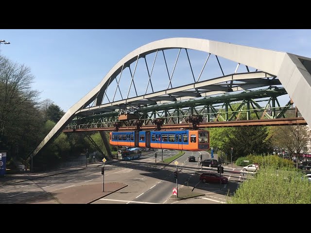 Allemagne compilation vidéos Monorail à Wuppertal (Wuppertaler Schwebebahn)