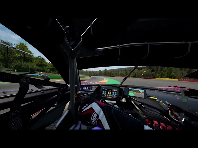 Asseto Corsa Competizione:  24-2-1-N-30 Top Gear Challenge: 2023 Ferrari 296 GT3 @ Spa (last 3 laps)