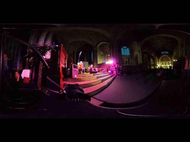 Live Interfaces live performance. 360 video St Mary's Brighton - 01/07/16