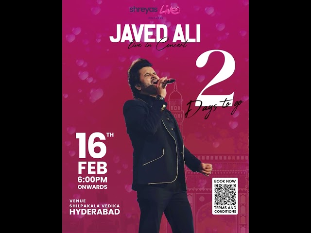 2 Days to Go JavedAli Live In Concert | Hyderabad | Shreyas Group | Shreyas Live