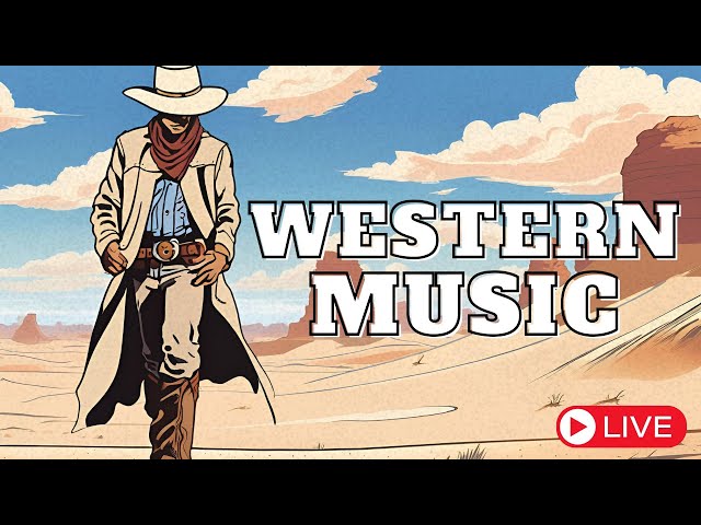 🤠 Música Western Instrumental 24/7 | Country, Bluegrass y Sonidos del Viejo Oeste 🎶