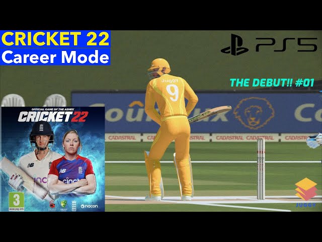 CRICKET 22 Career Mode PS5 - The Debut!! Part 1