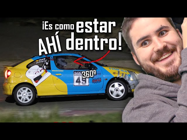 Dentro de un Coche de Carreras Low Cost - ¡Vídeo en 360º interactivo! - David Navarro