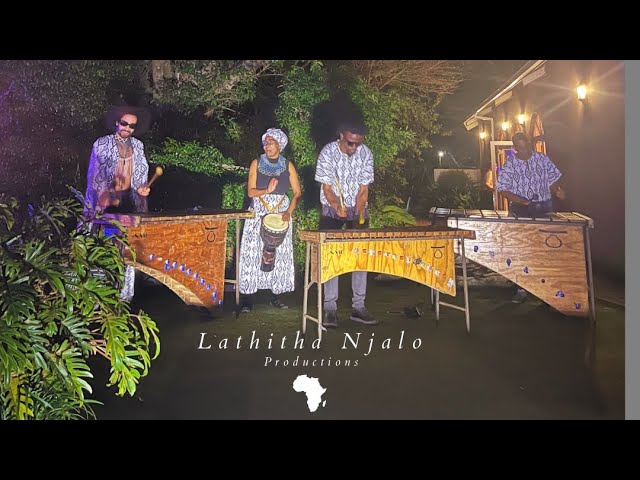 Lathitha Marimba Band sound check at Running Waters Gqeberha.