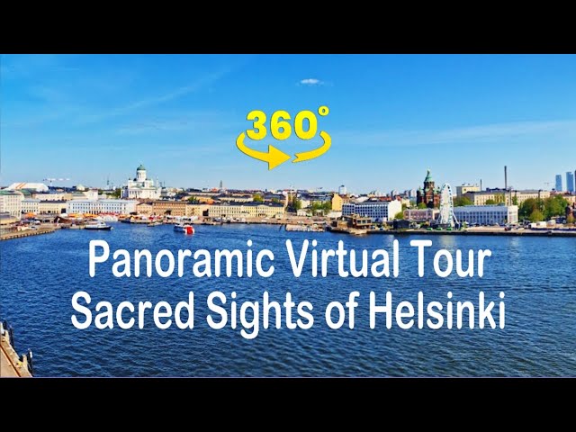 Helsinki's Downtown Churches: A Panoramic Tour. May 2024.8K 360°VR video.(Subtitles) #insta360x4