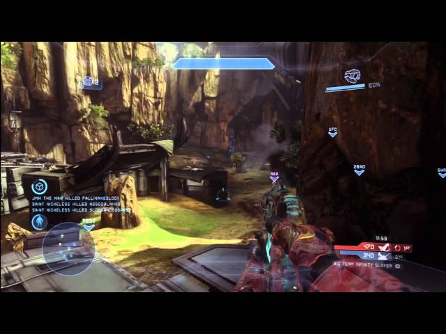 Halo 4 Tips and Tricks Live Multiplayer Gameplay Commentary from Tutor | Big Team Exile