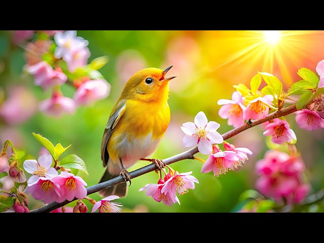 Bird Singing 4K🕊️Gentle Birdsong Soothe the Nervous System, Heart & Soul 🍃 #1