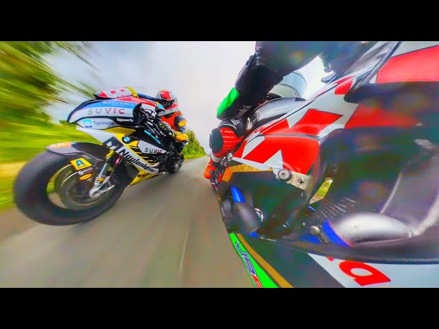 Unbelievable Fearless 360 onboard footage of the Southern 100 Road Races