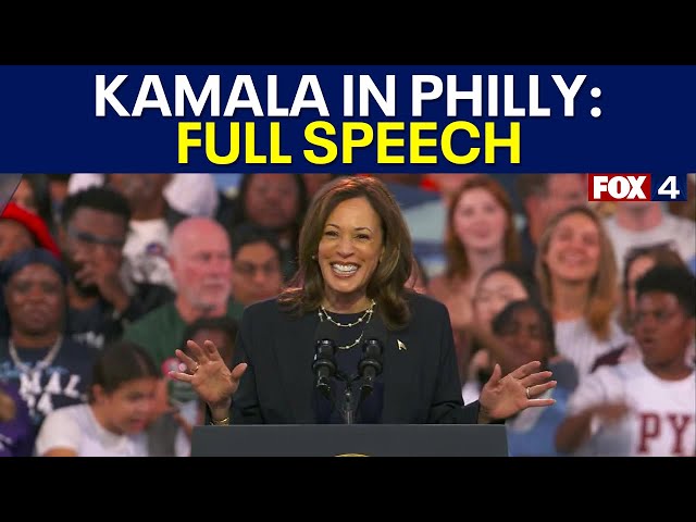 Kamala Harris rally in Philly: FULL SPEECH