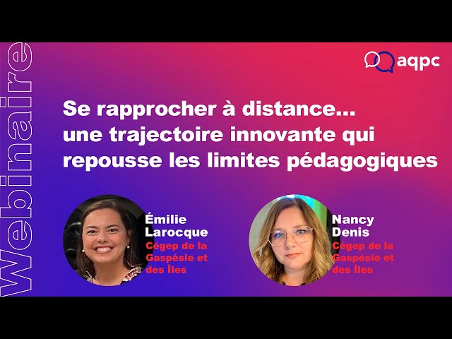 Se rapprocher à distance… une trajectoire innovante qui repousse les limites pédagogiques