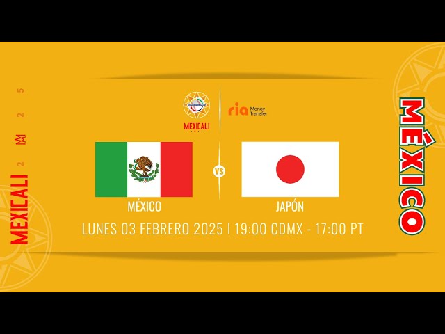 México vs Japón | 3 Febrero Serie del Caribe Mexicali 2025