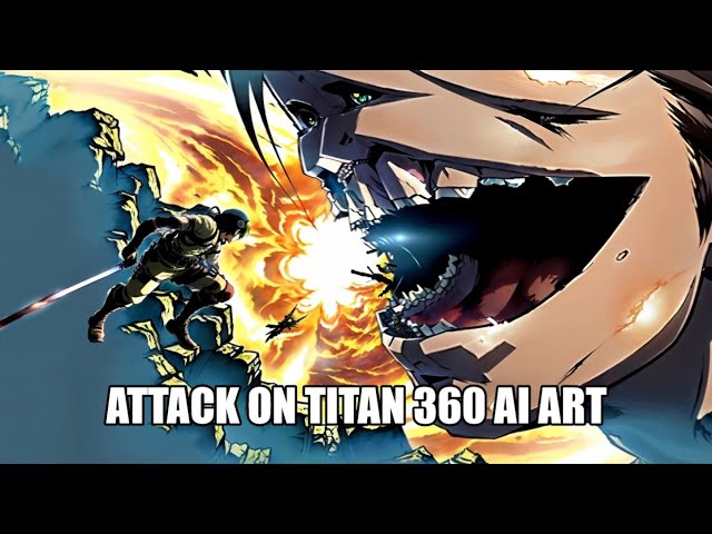 Attack on titan 360 - Ai Art