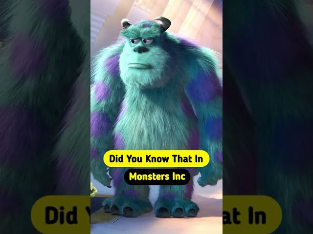 Did You Know That In MONSTERS INC