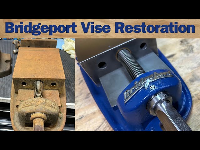 Bridgeport Mill Vise Restoration. From Rust to Restored!