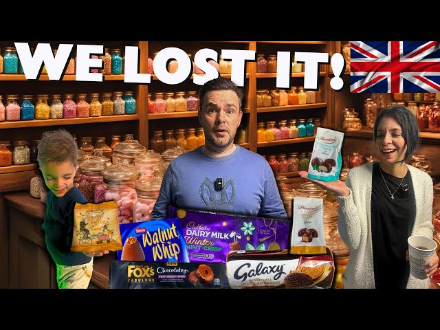 American family try real British Sweets & CAN'T HANDLE IT!