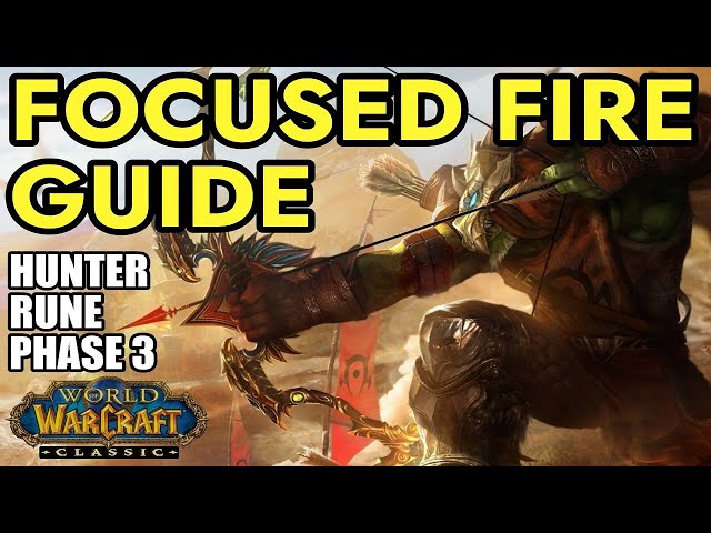 Hunter Rune of Focused Fire Guide | WoW Classic SoD