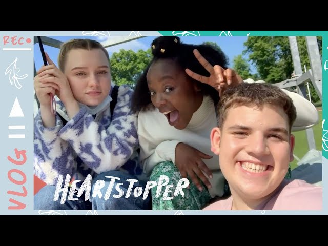 HEARTSTOPPER VLOG 7! Rugby match (Day 2) Netflix Behind the Scenes! 🍂🏉💜