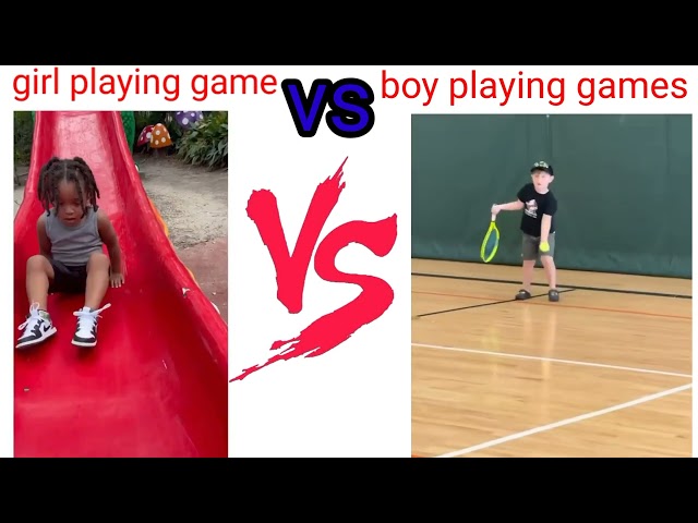 girl playing game 😂 VS boy playing game|| boy VS girl video|| @funwithnnkk #funnyvidieo # #girl