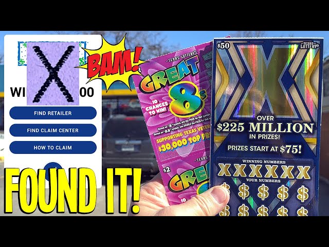 FOUND IT! $$$ NEW $50 "X" Lottery Tickets