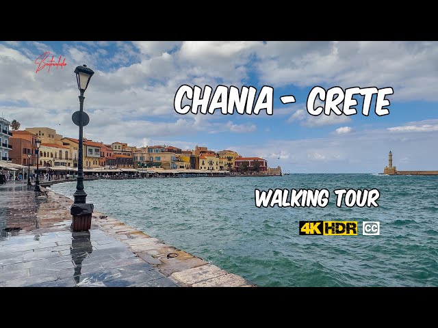 Walking Chania's Waterfront in 4K HDR | Crete, Greece