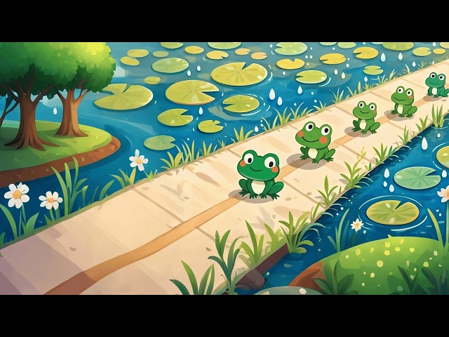 Kids Songs | Children Song | Nursery Rhymes | Five Little Frogs