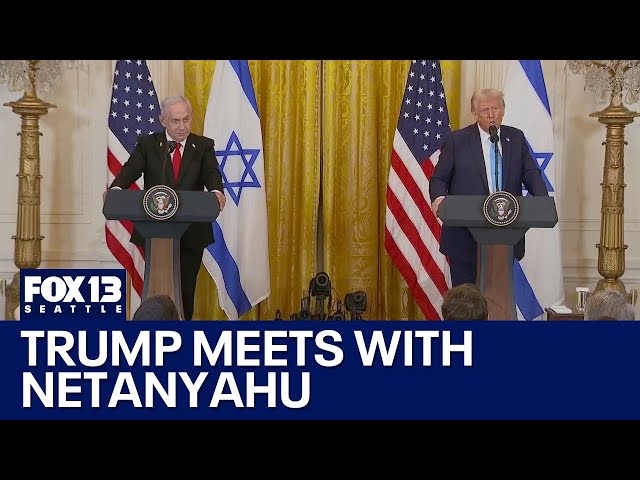 Trump meets with Netanyahu, says US will 'take over' Gaza Strip | FOX 13 Seattle