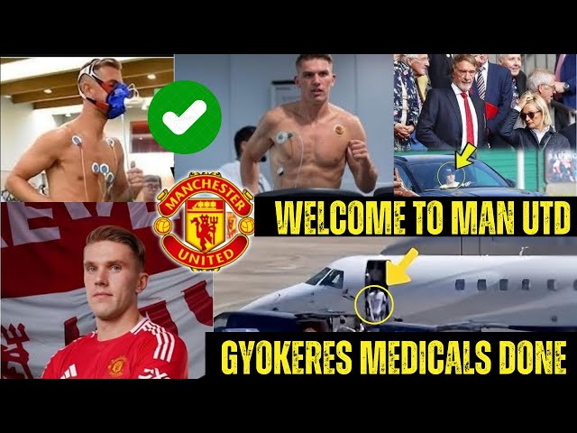 DONE Deal✅Gyökeres Completes Medical and Signs for Man United: Set-Piece Specialist Ready to Shine!"