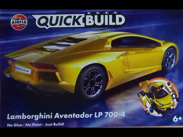 AIRFIX QUICK BUILD; LAMBORGHINI AVENTADOR LP 700-4. FULL BUILD.