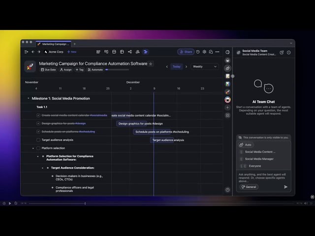 Taskade’s Latest AI Updates – Assign AI Teams, Multi-Agent Context, PowerPoint Imports, and More!