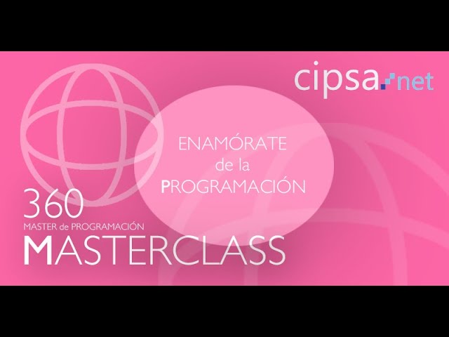 Enamórate de la programación Masterclass CIPSA TALKS Jordi Llort 🏆 Programación 💙