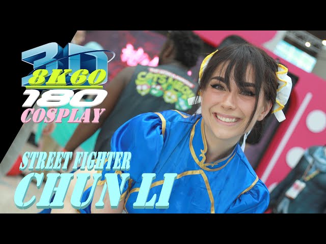 Street Fighter Chun Li Cosplay, 3D VR180, AX2024,  ストリートファイター チュンリー (春麗), tru.sunshine, コスプレ