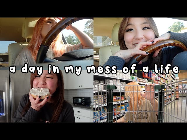 day in the life vlog: grocery shopping, new hair, coping with trauma