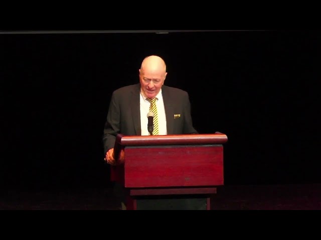 Jerry McVicker class of 1963 Hall of Distinction Induction Speech