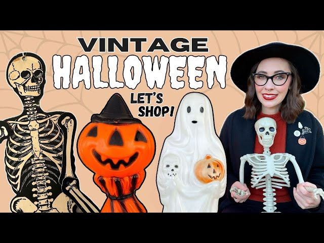 VINTAGE HALLOWEEN ONLY! | Shop with Us for Ghosts and Pumpkins | Blow Molds and Old Spooky Decor