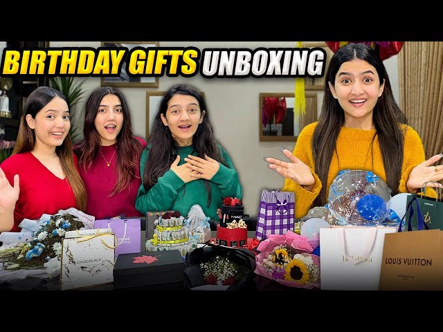 My birthday gifts unboxing 🎁 | Ak or surprise mila | Hira Faisal | Sistrology