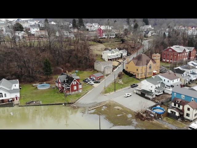 Fayette City Flood Waters 2-17-2018