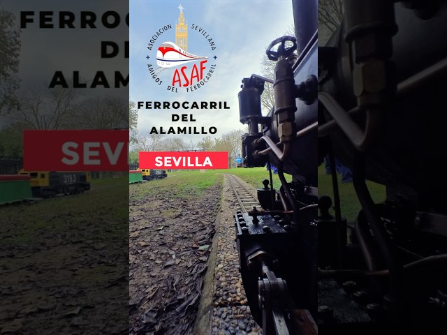 Ferrocarril del Alamillo.Asociación Sevillana de Amigos del Ferrocarril. Parque del Alamillo.Sevilla