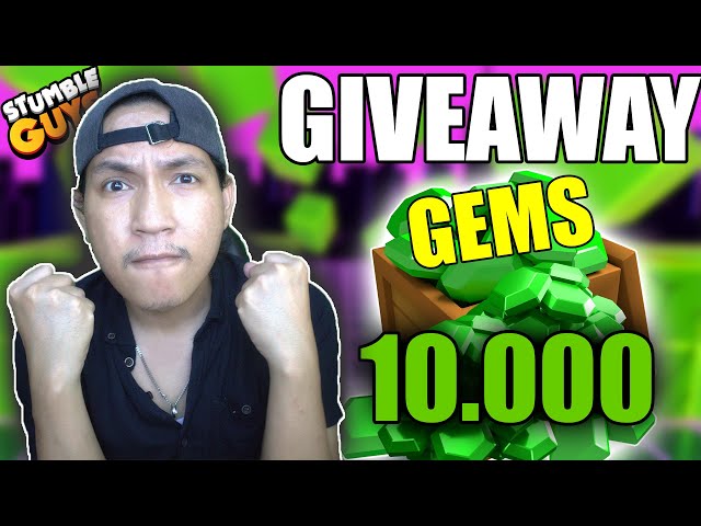 LETS PLAY STUMBLE GUYS GIVEAWAY 500 GEMS : MENARAJAGA