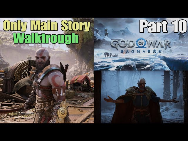 God of War Ragnarok ( PS5 4K ) Only Main Story Walktrough part 10 - The Reckoning