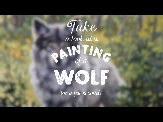 A Wolf Painting in Oil with a Dog Cameo and a Funny Rookie YouTuber Mistake