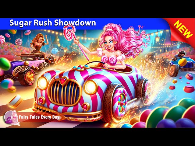 Sugar Rush Showdown 🚗🚕🚙 Bedtime Stories - English Fairy Tales 🌛 Fairy Tales Every Day