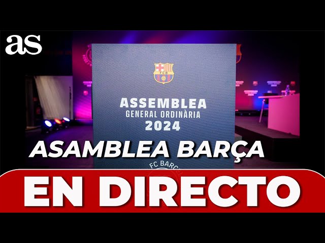 EN DIRECTO: ASAMBLEA EXTRAORDINARIA DEL FC BARCELONA | DICIEMBRE 2024