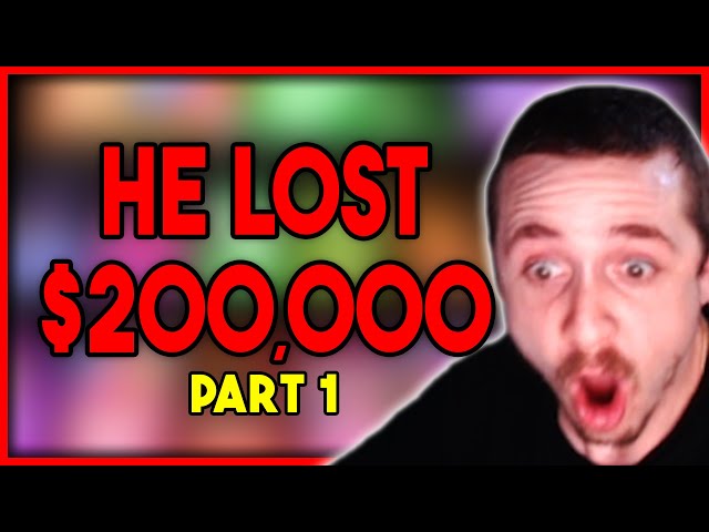 How bossmanjack lost 200k - Part 1