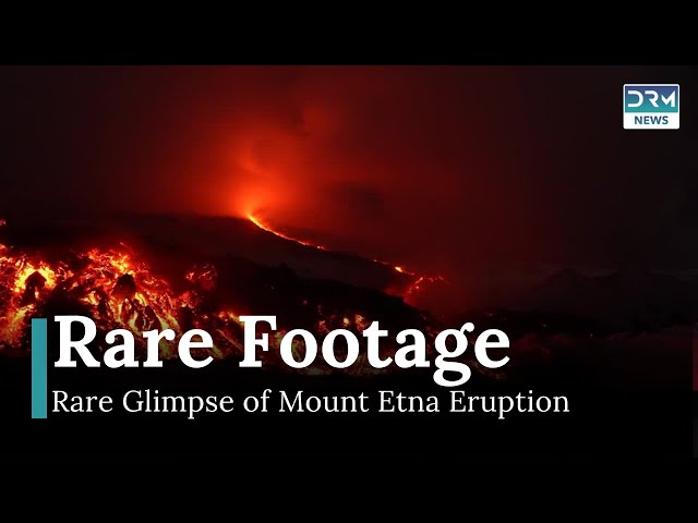 Rare Footage: Mesmerizing Mount Etna Eruption Captured | DRM News | AL1I