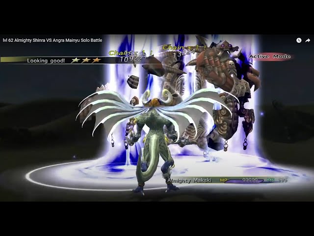 lvl 62 Almighty Shinra VS Angra Mainyu Solo Battle