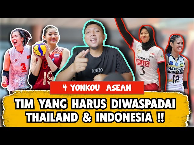 (4 YONKOU ASEAN) MEGAWATI - CHATCHU ON - T THUY - SOLOMON BENTROK DI SEA V LEAGUE