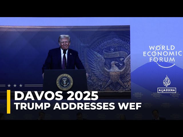 Davos 2025: Trump says he's working to end Ukraine war in speech at WEF