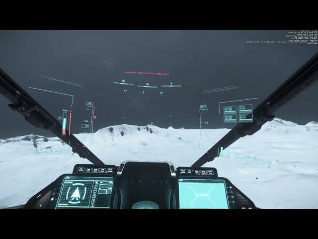 Star Citizen lowflying on Celin with joysticks | CRASH